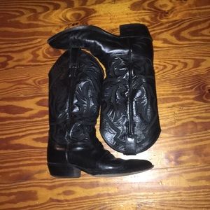 Size 8 black Justin boots